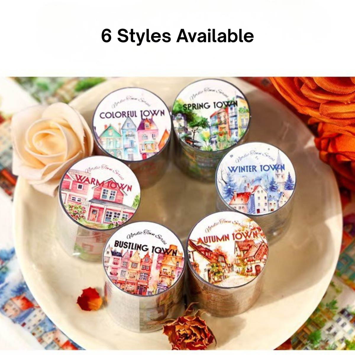 Nordic Town Series PET Tape