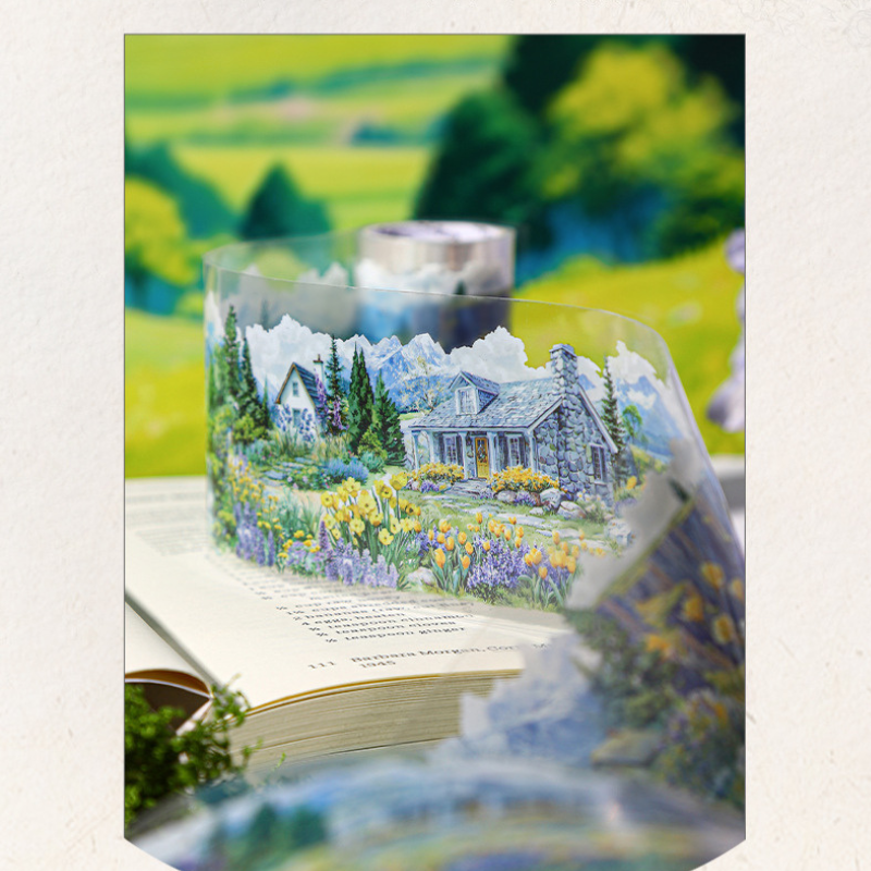 Small Town in the Wilderness Series PET Decorative Tape