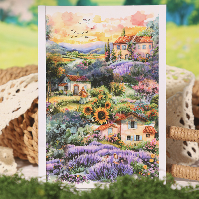 Small Town in the Wilderness Series PET Decorative Tape
