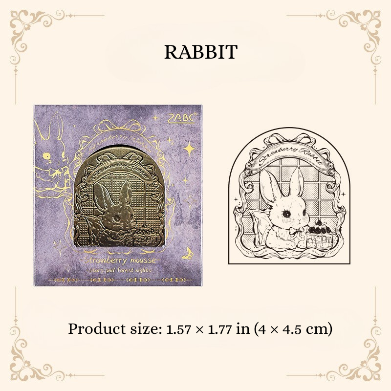 Celestial Forest Decorative Metal Journal Clip