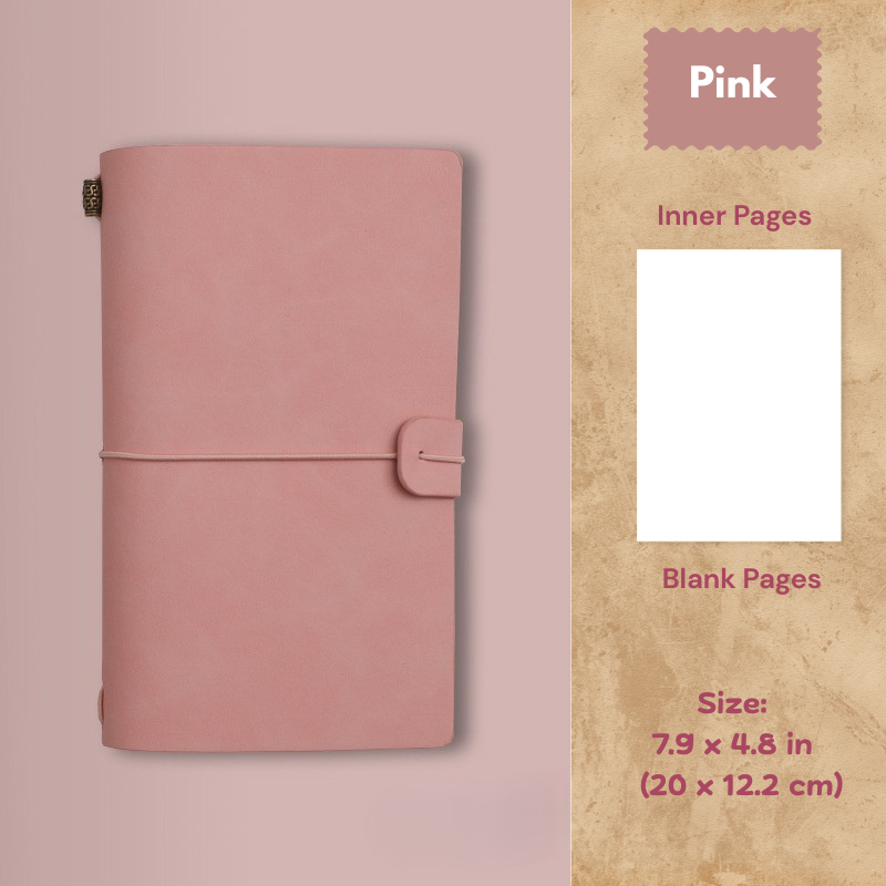 My Vintage A6 Notebook - Slim Retro Journal