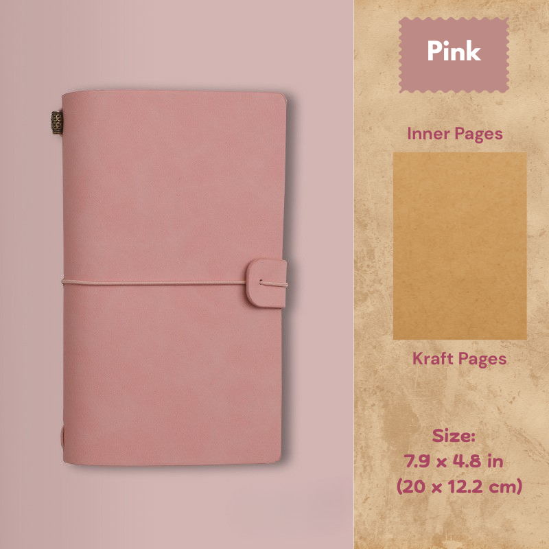 My Vintage A6 Notebook - Slim Retro Journal