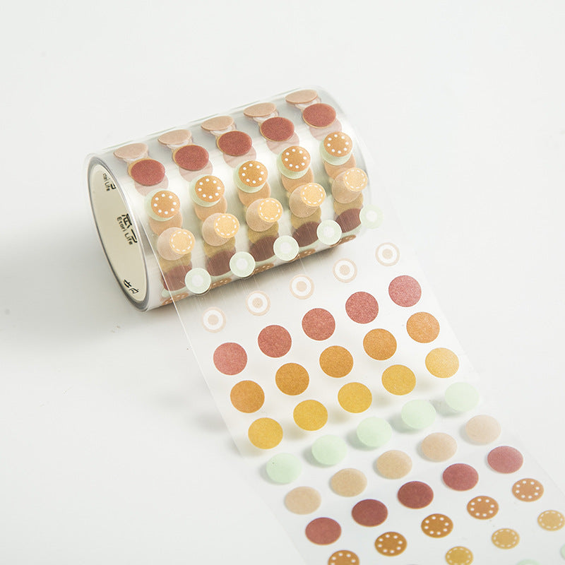 Polka Dot Washi Tape, 60mm Wide Sticker Roll, 3m