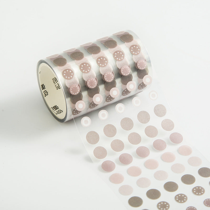 Polka Dot Washi Tape, 60mm Wide Sticker Roll, 3m