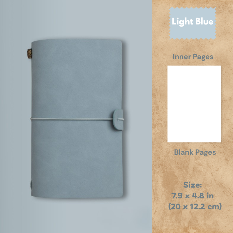 My Vintage A6 Notebook - Slim Retro Journal
