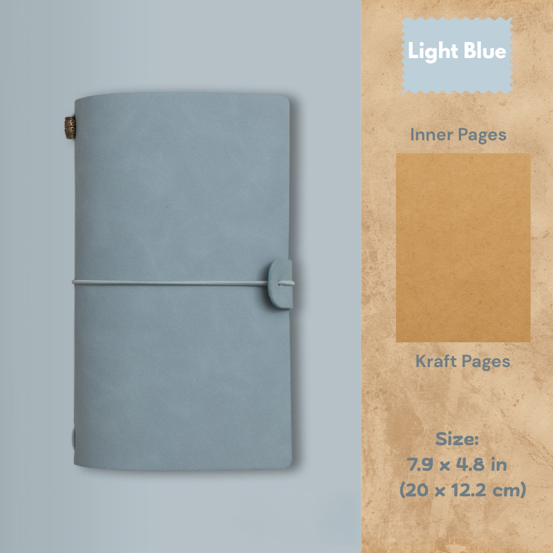 My Vintage A6 Notebook - Slim Retro Journal