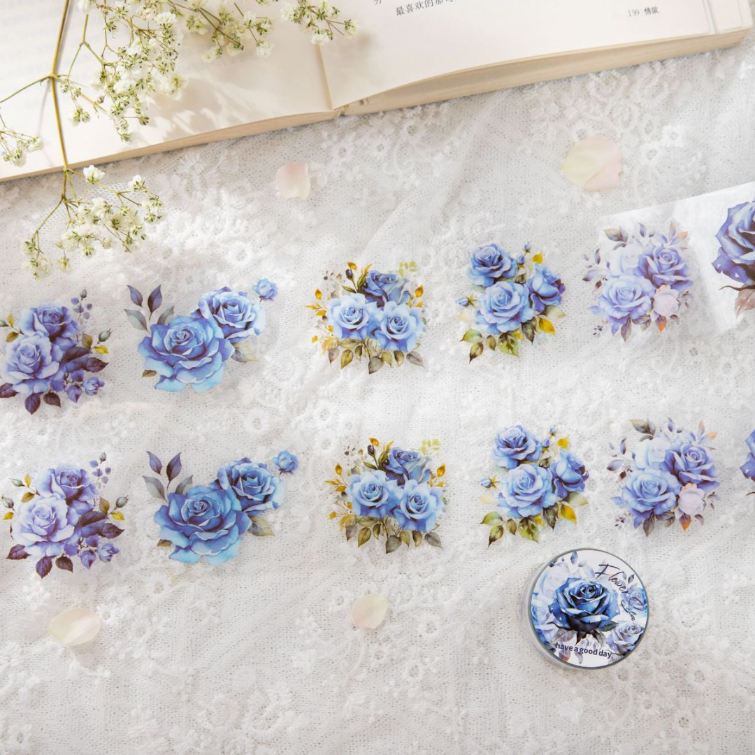 Sea of Flowers PET Sticker Tape