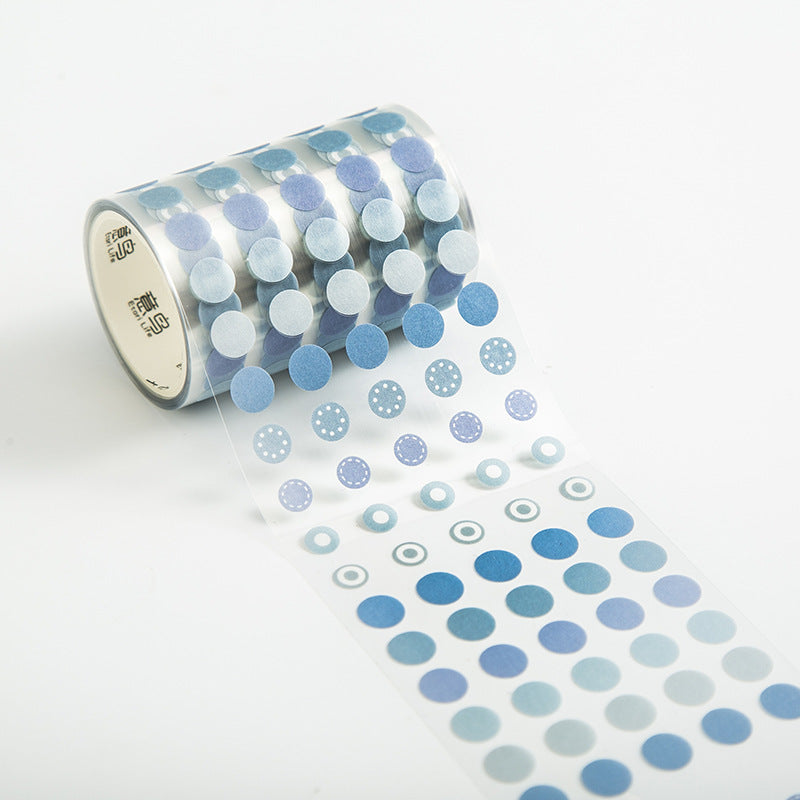 Polka Dot Washi Tape, 60mm Wide Sticker Roll, 3m