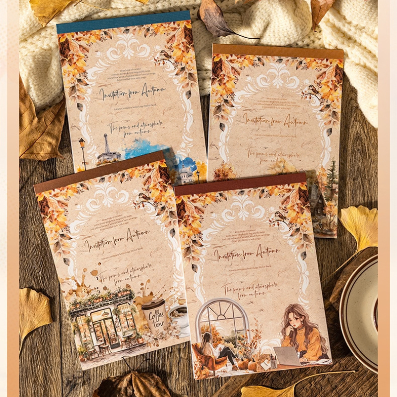 Invitation to Autumn PET and Washi Sticker Book