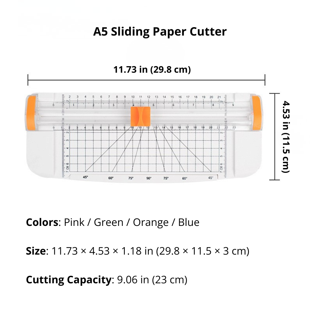A5 Sliding Paper Trimmer