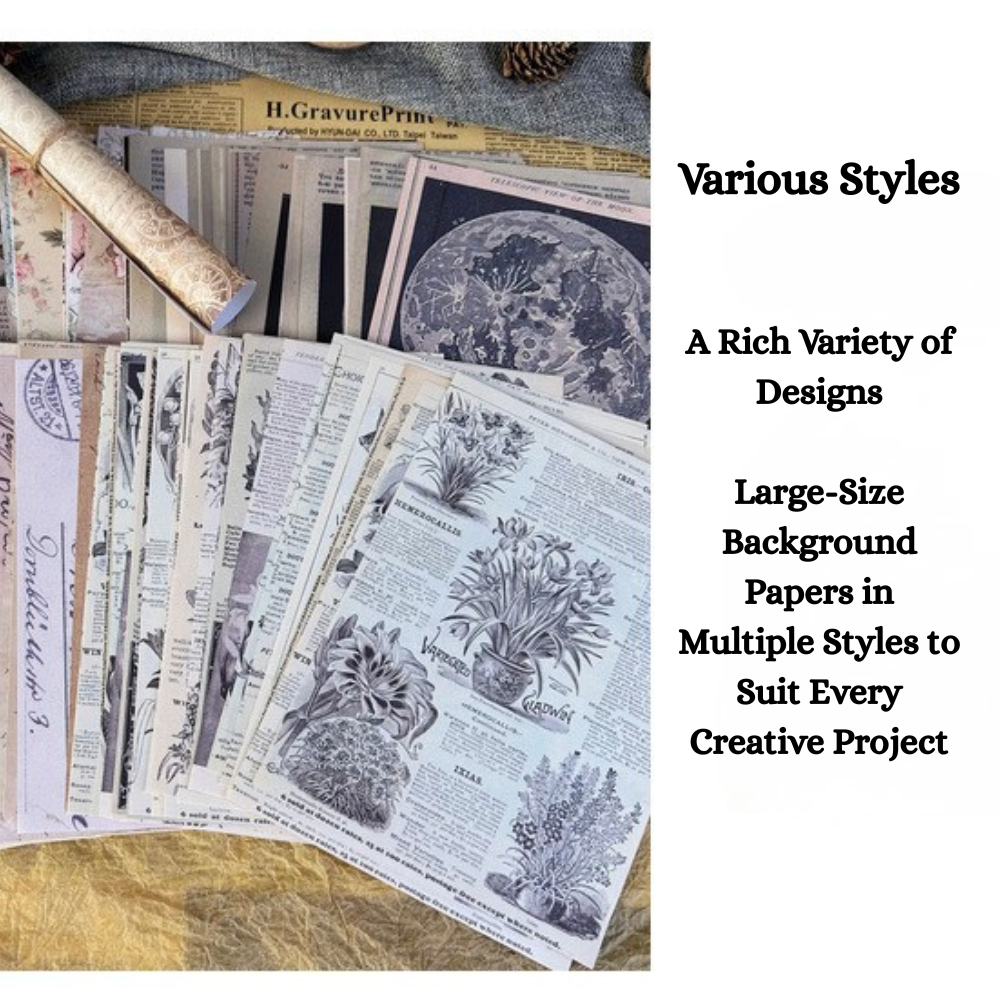 Echoes of the Archive Background Paper Set, 30 Sheets