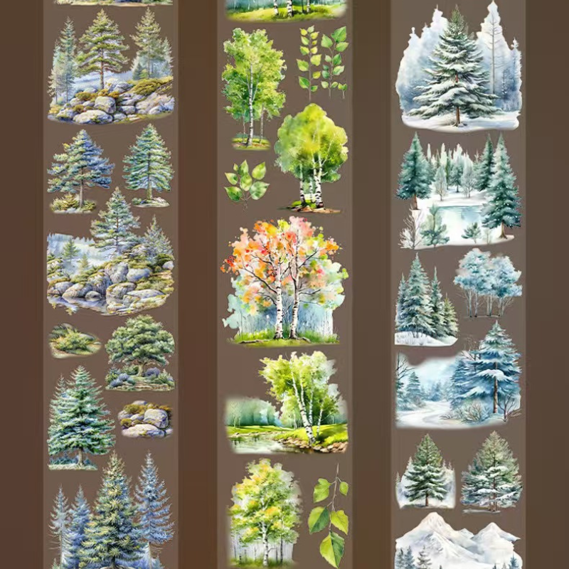 Whispering Forests PET Sticker Tape