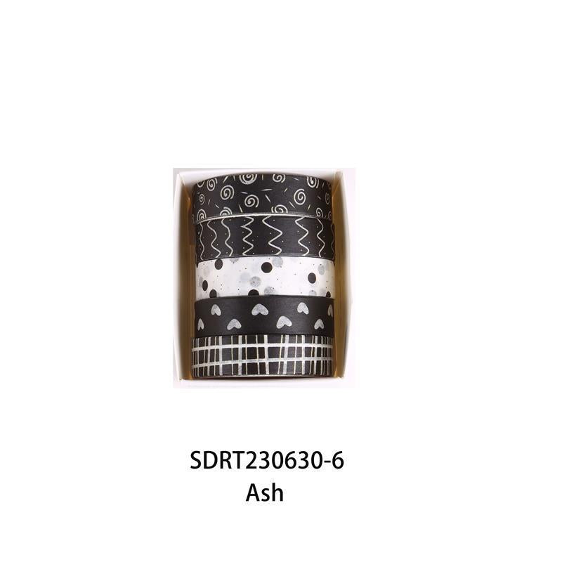 Autumn Whisper Botanical Washi Tape Set, 5 Rolls, 12 Themes