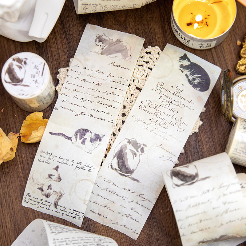 Vintage Ephemera Washi Tape Set