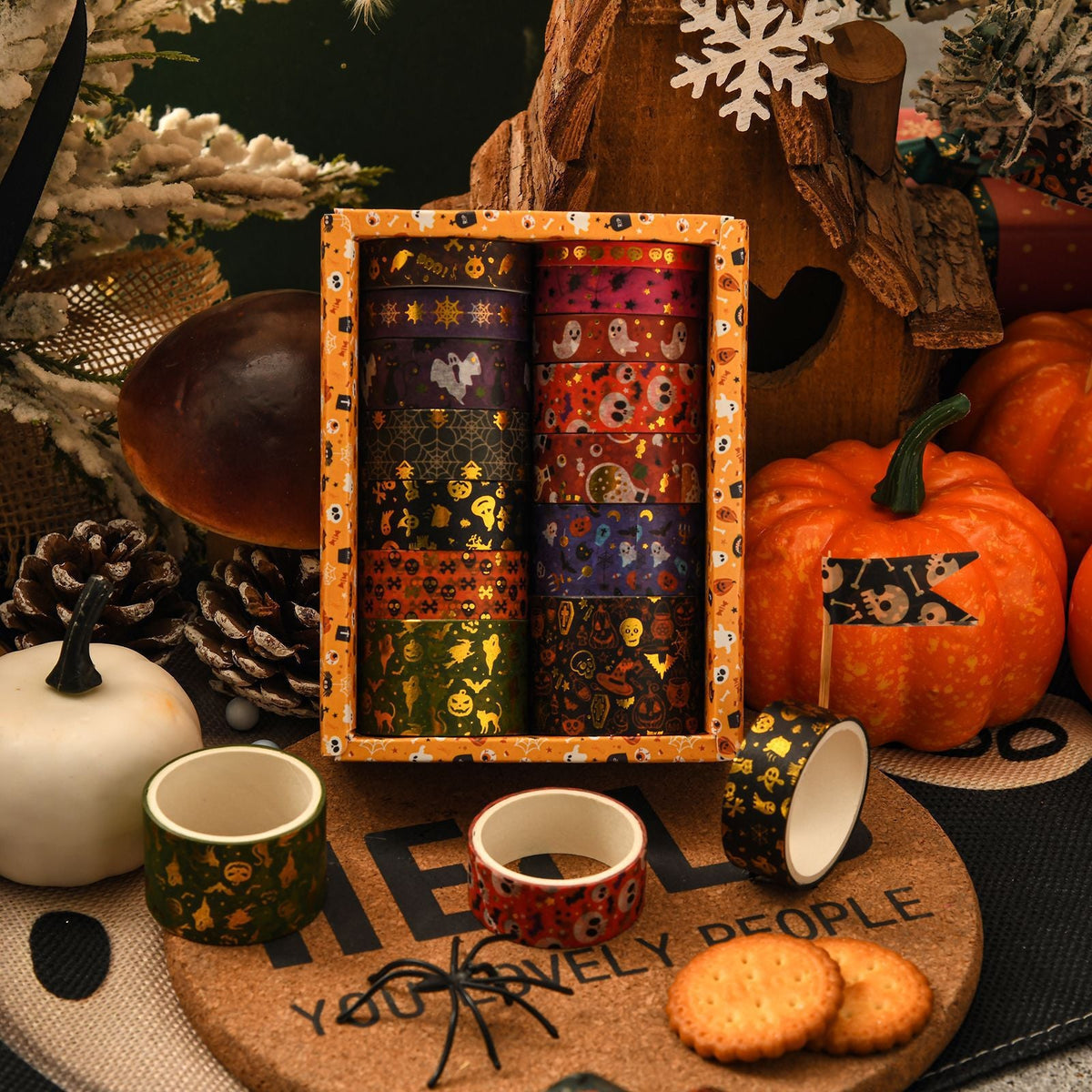 Halloween Washi Tape Set, 14 Rolls