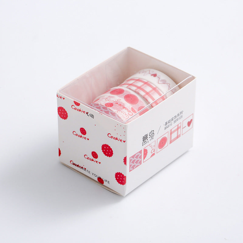 Geometric Washi Tape Set, 5 Rolls