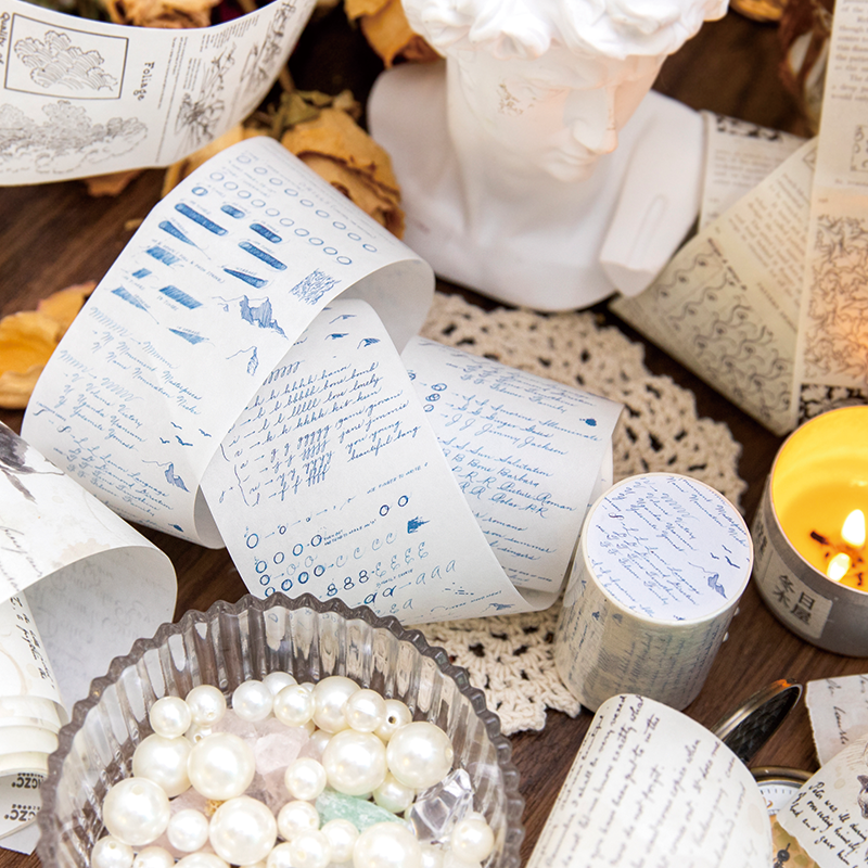 Vintage Ephemera Washi Tape Set