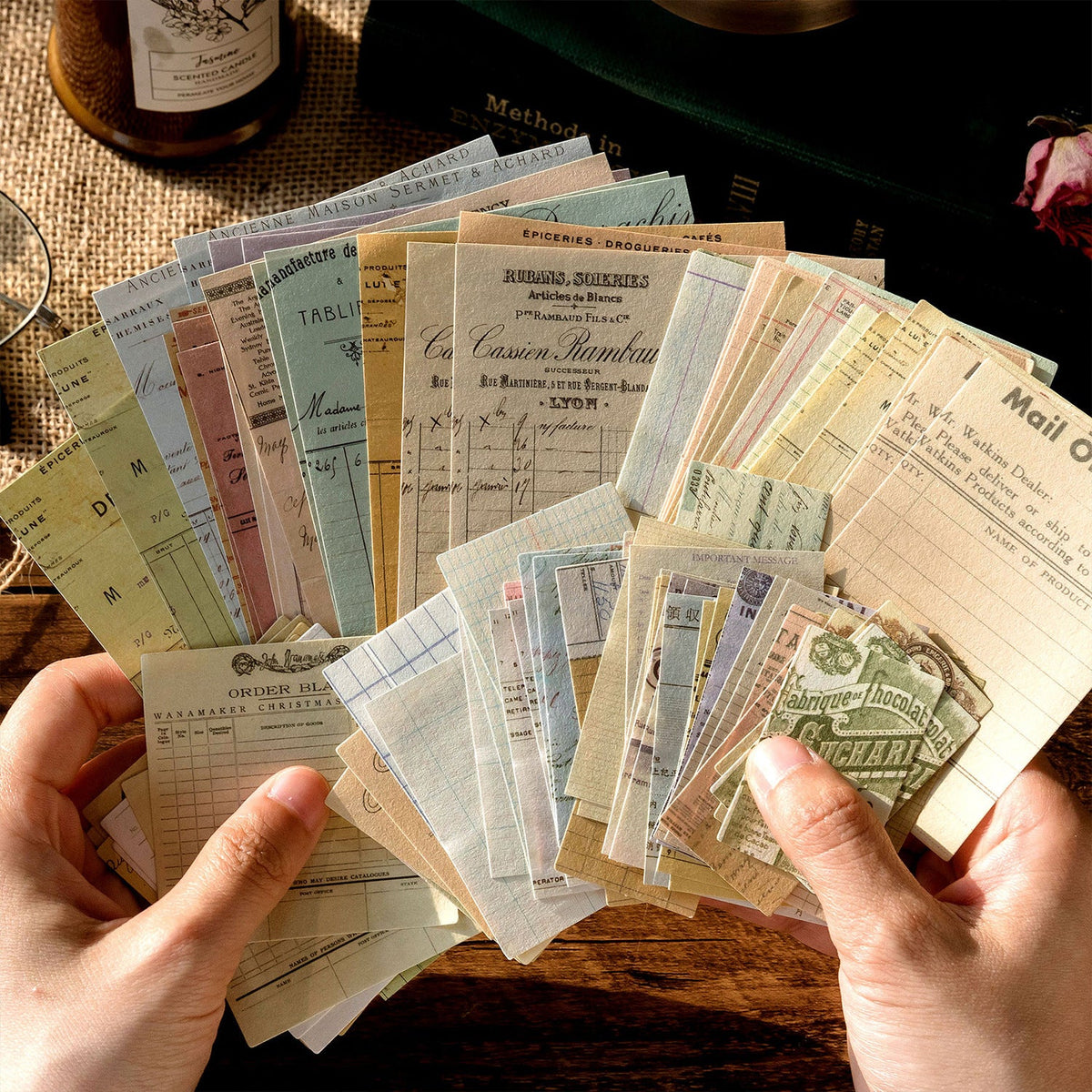 Vintage Receipt Collection Ephemera Pack