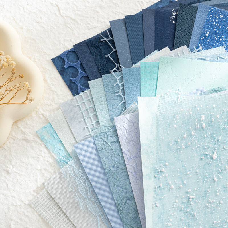 Woven Impressions Textured Paper Pack, 30 Sheets, A5 (5.8 × 8.3 in)