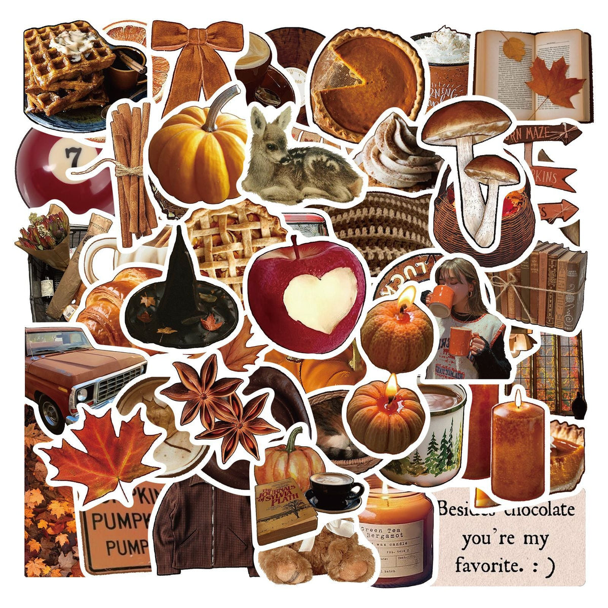 Autumn Cozy Journal Stickers