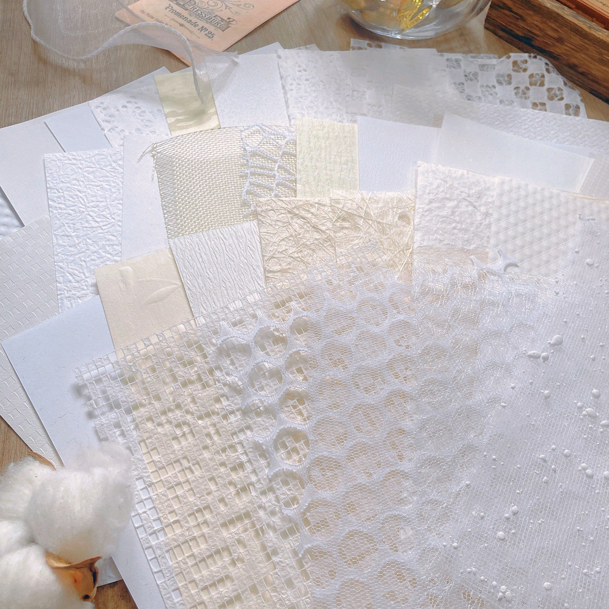 Woven Impressions Textured Paper Pack, 30 Sheets, A5 (5.8 × 8.3 in)