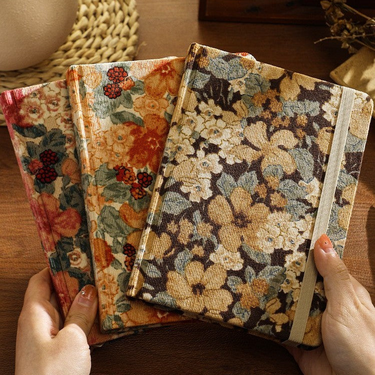 Romantic Floral A5 Diary - Retro Journal