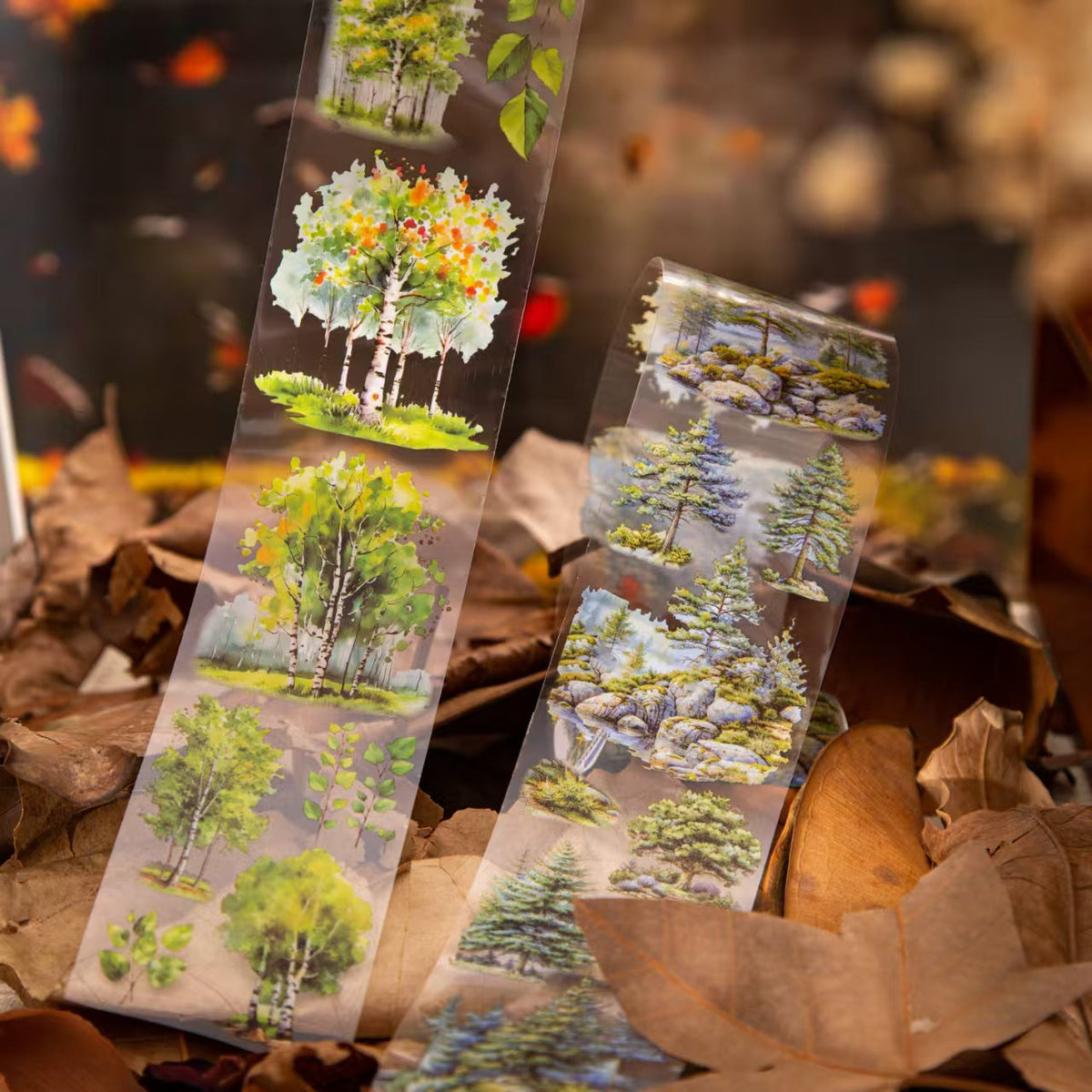 Whispering Forests PET Sticker Tape
