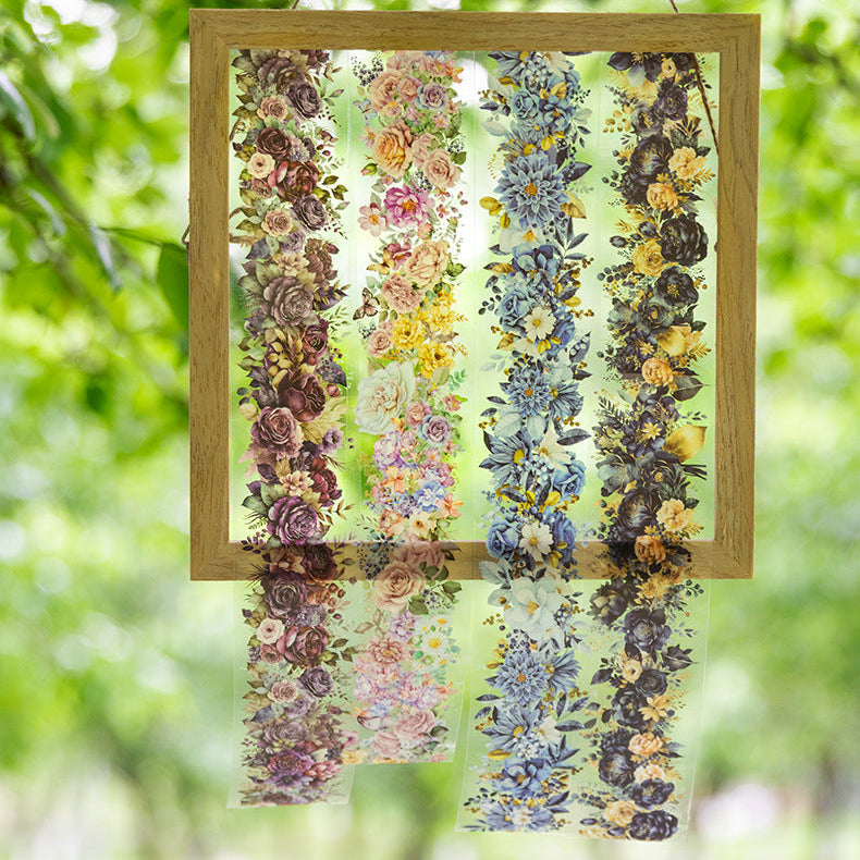 Elegant Floral Collection PET Tape