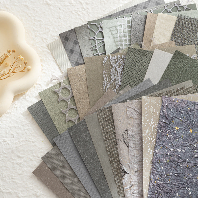 Woven Impressions Textured Paper Pack, 30 Sheets, A5 (5.8 × 8.3 in)