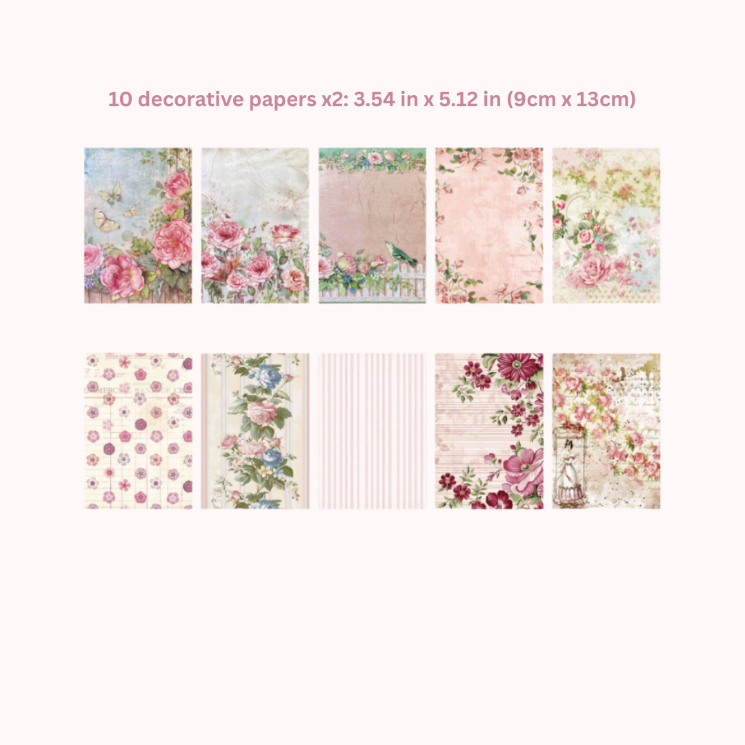 Sweet Garden Floral Ephemera Pack - Secret Garden Series
