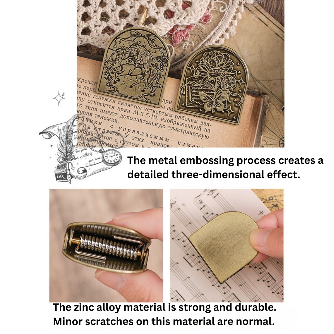 Celestial Forest Decorative Metal Journal Clip