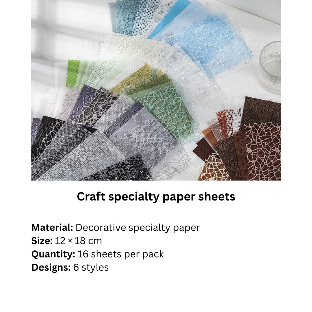 Decorative Specialty Paper and Background Paper Set