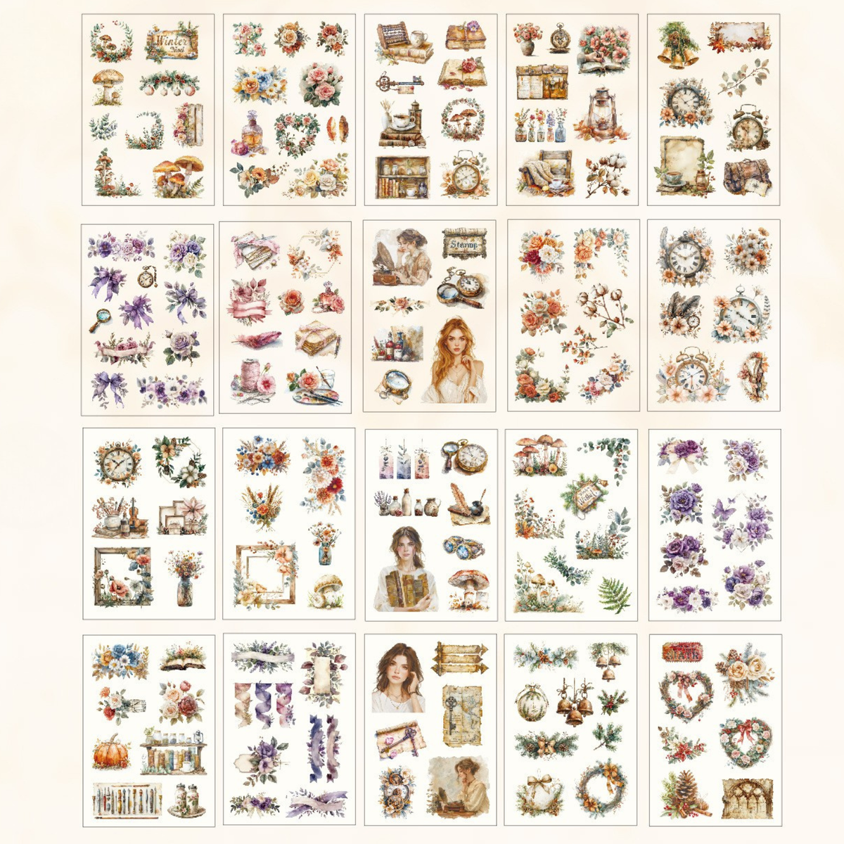 Dusty Casket of Eras Sticker Book