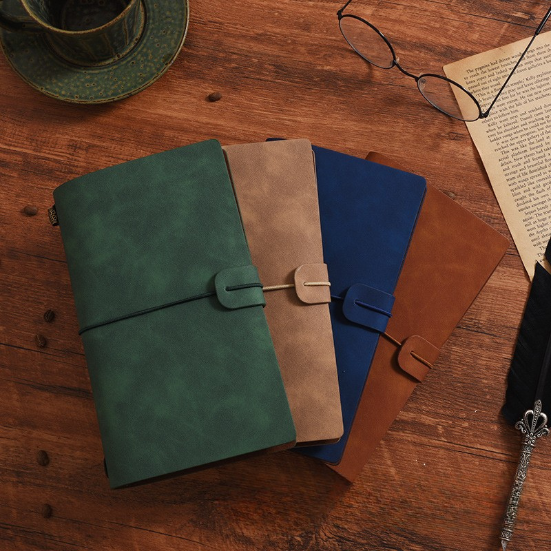 My Vintage A6 Notebook - Slim Retro Journal