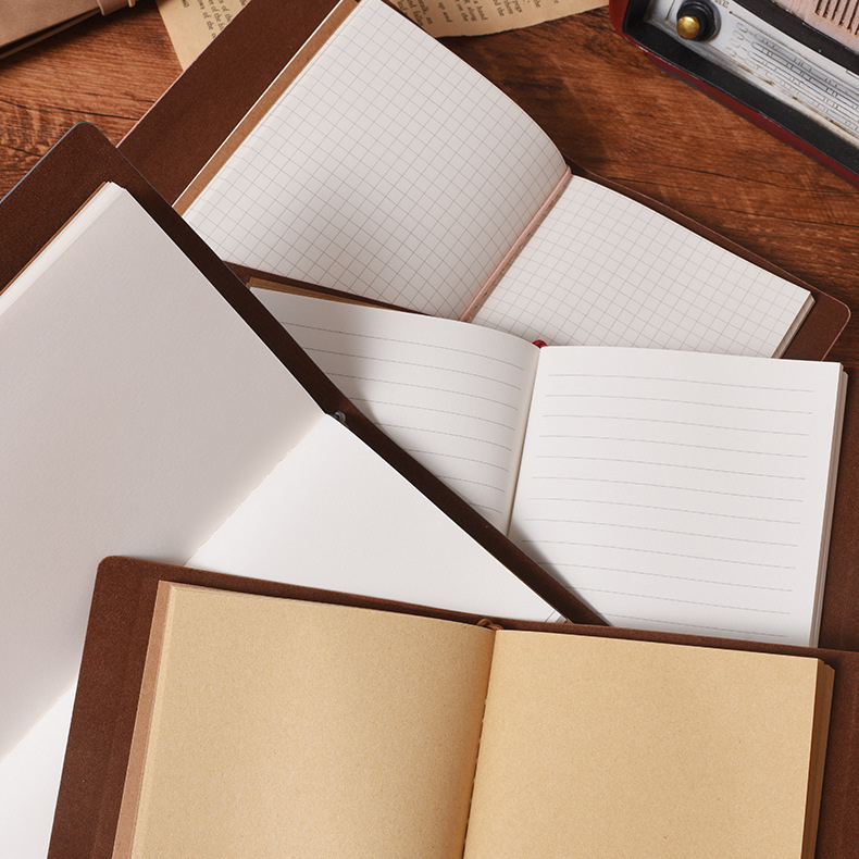 My Vintage A6 Notebook - Slim Retro Journal