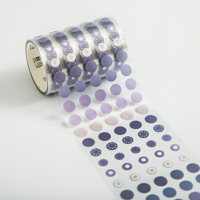 Polka Dot Washi Tape, 60mm Wide Sticker Roll, 3m