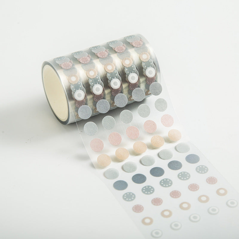 Polka Dot Washi Tape, 60mm Wide Sticker Roll, 3m