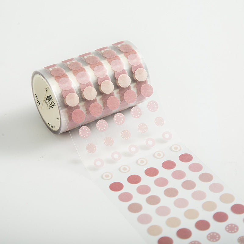 Polka Dot Washi Tape, 60mm Wide Sticker Roll, 3m