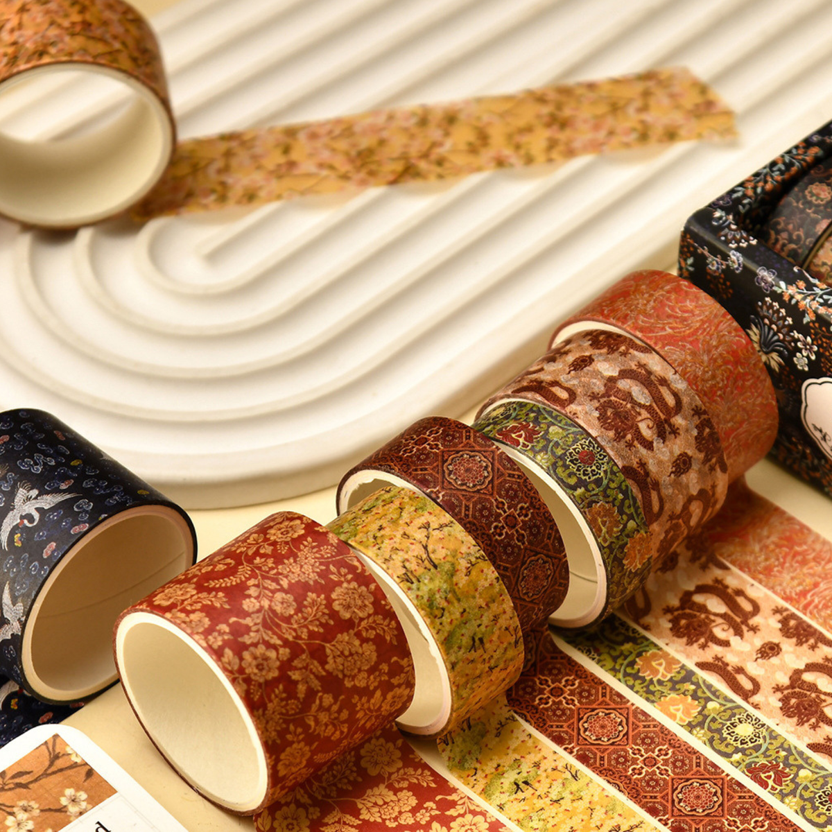 Beautiful Landscapes Washi Tape Set, 12 Rolls