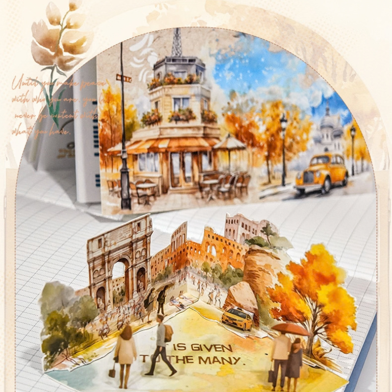 Invitation to Autumn PET and Washi Sticker Book