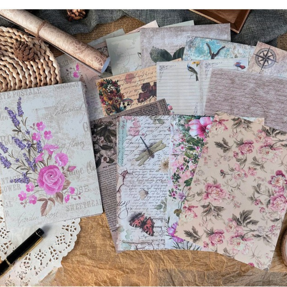 Echoes of the Archive Background Paper Set, 30 Sheets