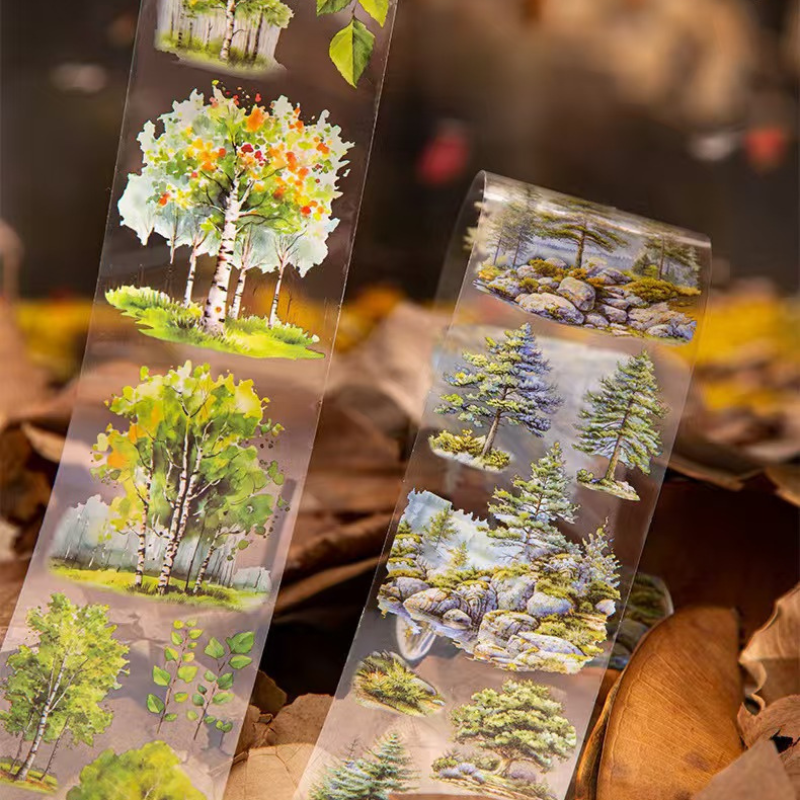 Whispering Forests PET Sticker Tape