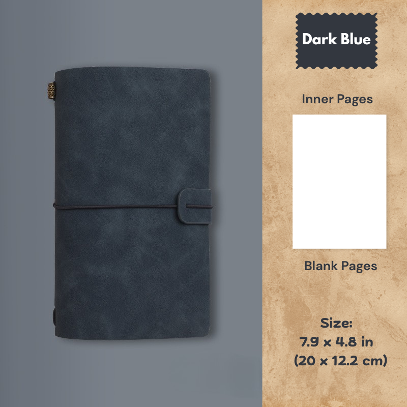 My Vintage A6 Notebook - Slim Retro Journal