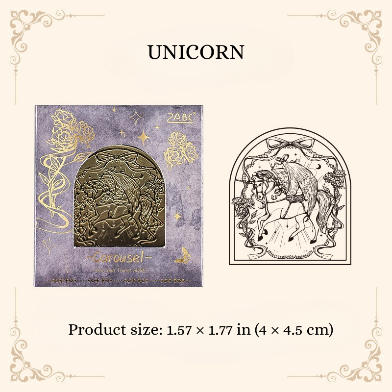Celestial Forest Decorative Metal Journal Clip