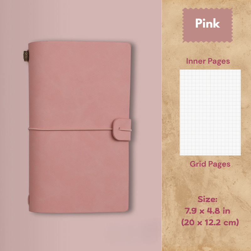 My Vintage A6 Notebook - Slim Retro Journal