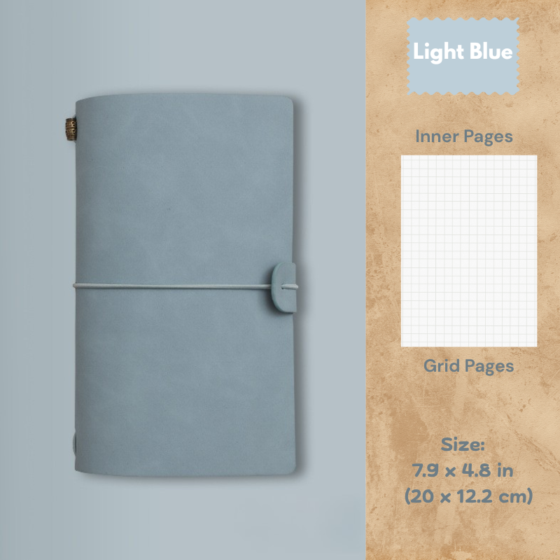 My Vintage A6 Notebook - Slim Retro Journal