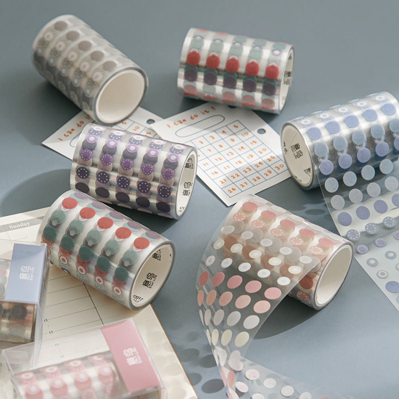 Polka Dot Washi Tape, 60mm Wide Sticker Roll, 3m