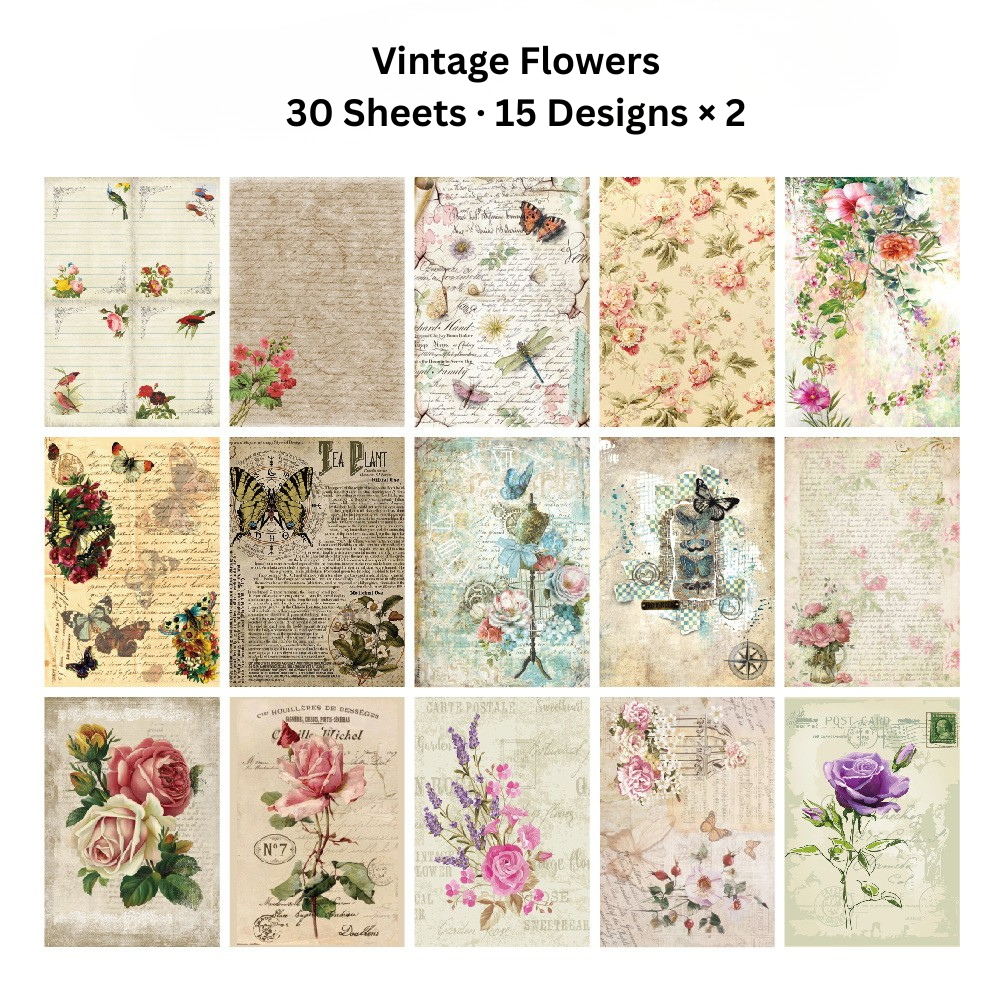 Echoes of the Archive Background Paper Set, 30 Sheets