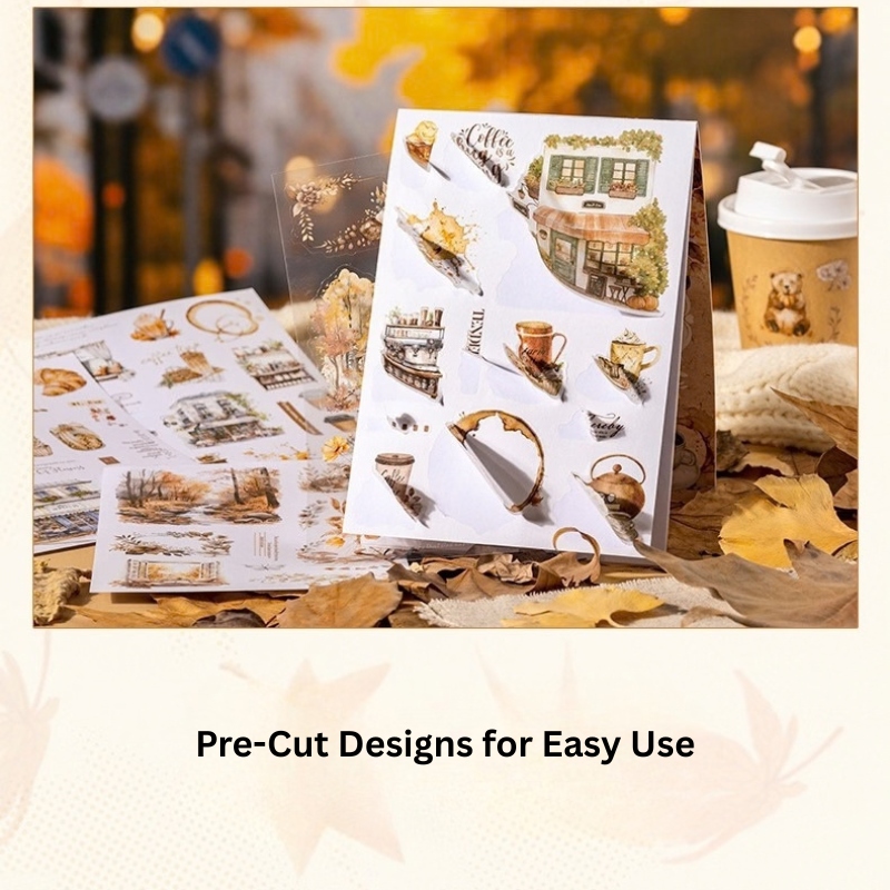 Invitation to Autumn PET and Washi Sticker Book