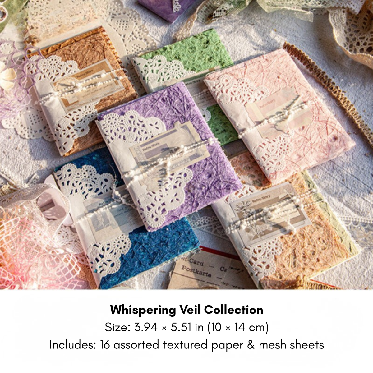 Whispering Veil Background Paper Collection
